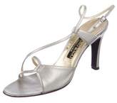Thumbnail for your product : Bruno Magli Metallic Leather Sandals