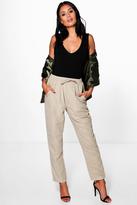 Thumbnail for your product : boohoo Marin Soft Touch Turn Up Relaxed Woven Joggers