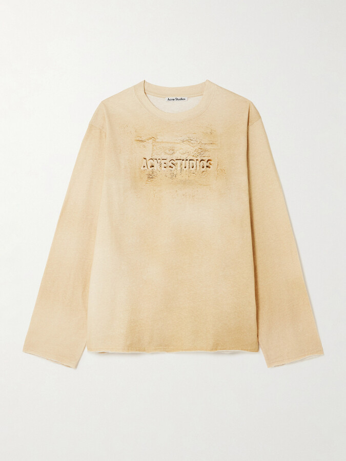 Acne Studios Cotton-jersey T-shirt - Neutrals