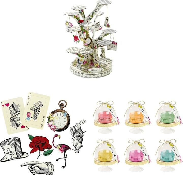 Talking Tables Alice in Wonderland Cake, Beautiful Mother's Day Party