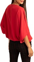 Thumbnail for your product : Trina Turk Coralline Gathered-Front Top