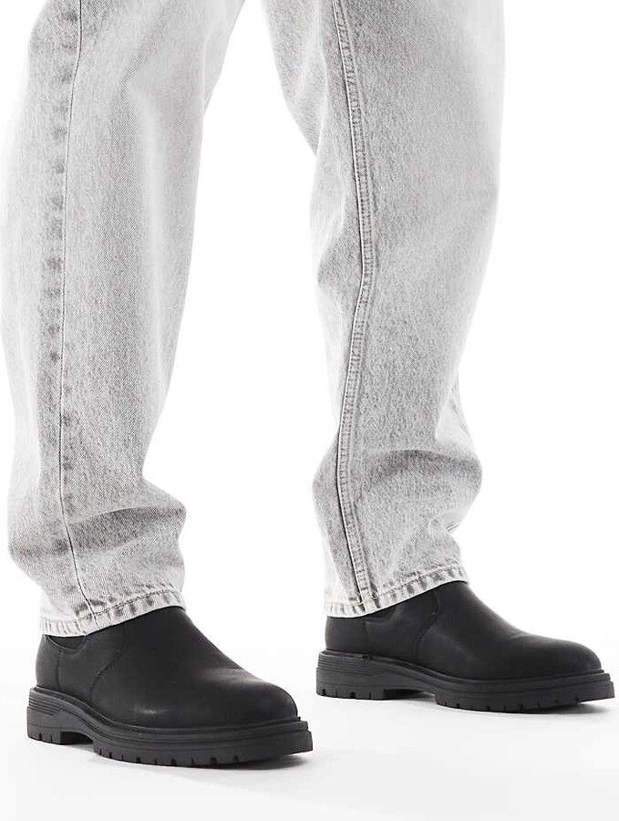 Schuh Dion chunky chelsea boots in black