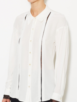 Thumbnail for your product : Rachel Roy Silk Blouse with Lace Trim