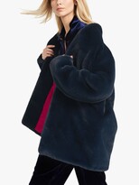 Thumbnail for your product : NRBY Dulcie Faux Fur Coat, Navy