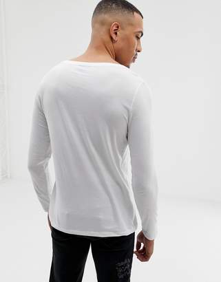 ASOS Design Tall Long Sleeve T-Shirt With Scoop Neck 3 Pack Save