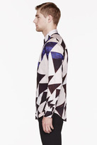 Thumbnail for your product : Paul Smith Purple Mottled Triangle Print t-shirt