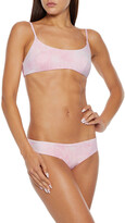 Thumbnail for your product : Onia Daisy Tie-dyed Low-rise Bikini Briefs