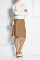 Thumbnail for your product : Webster Sophia Katy shearling-lined suede and leather ankle boots