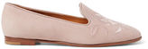 Thumbnail for your product : Ralph Lauren Olivera-E Floral Suede Flat
