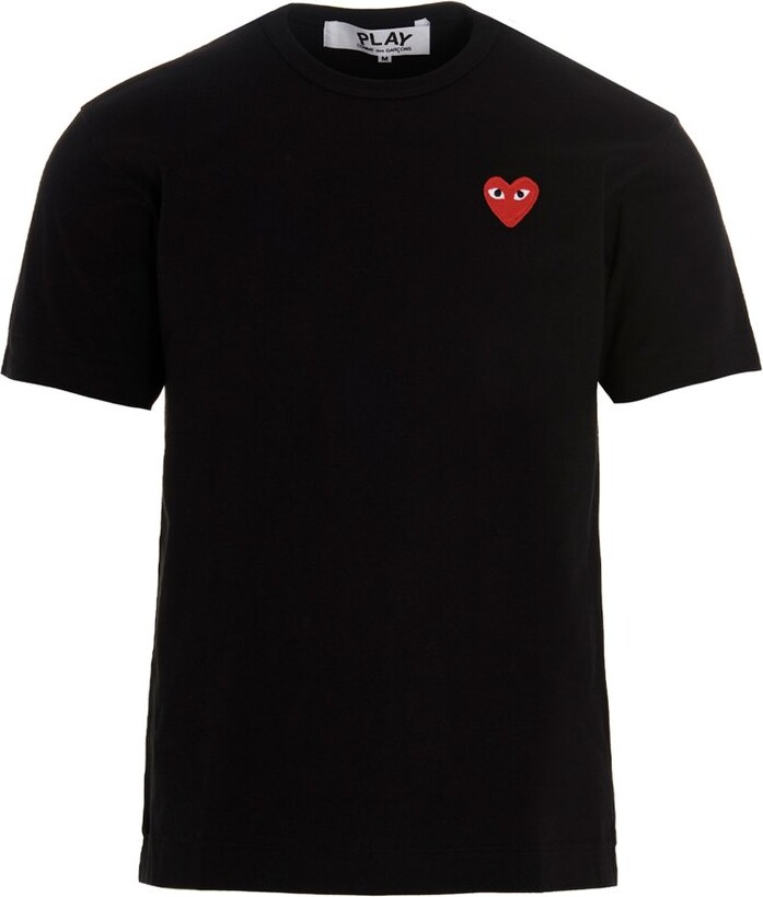 Comme des Garçons PLAY Logo Patch Crewneck T-Shirt