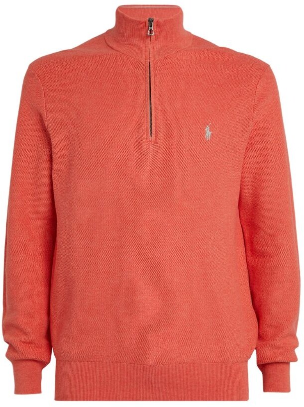 Ralph Lauren Red Men's Half-Zip Sweaters | Shop the world's 