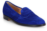 Thumbnail for your product : Manolo Blahnik Consulta Suede Loafers