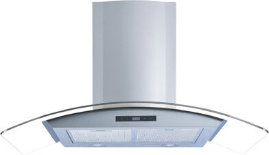 Winflo 36" 600 CFM Convertible Wall Mount Range Hood in Stainless Steel With Filter Included