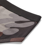 Thumbnail for your product : Tom Ford Camouflage-Print Stretch-Cotton Briefs - Men - Brown