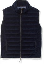 Thumbnail for your product : Incotex Montedoro Quilted Corduroy Gilet