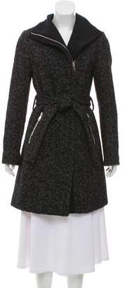 T Tahari Wool Knee-Length Coat