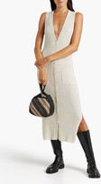 Thumbnail for your product : Autumn Cashmere Ribbed cotton midi dress