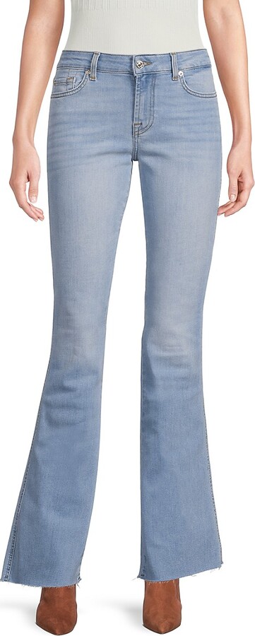 7 For All Mankind Faded Bootcut Jeans