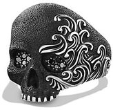Thumbnail for your product : David Yurman Waves Large Skull & Black Diamond Ring