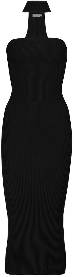 Simkhai Selena ribbed-knit midi dress