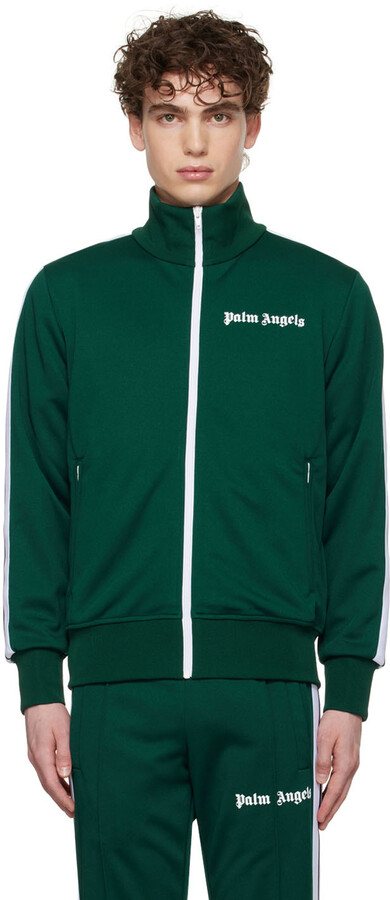 Palm Angels Green Classic Track Jacket - ShopStyle