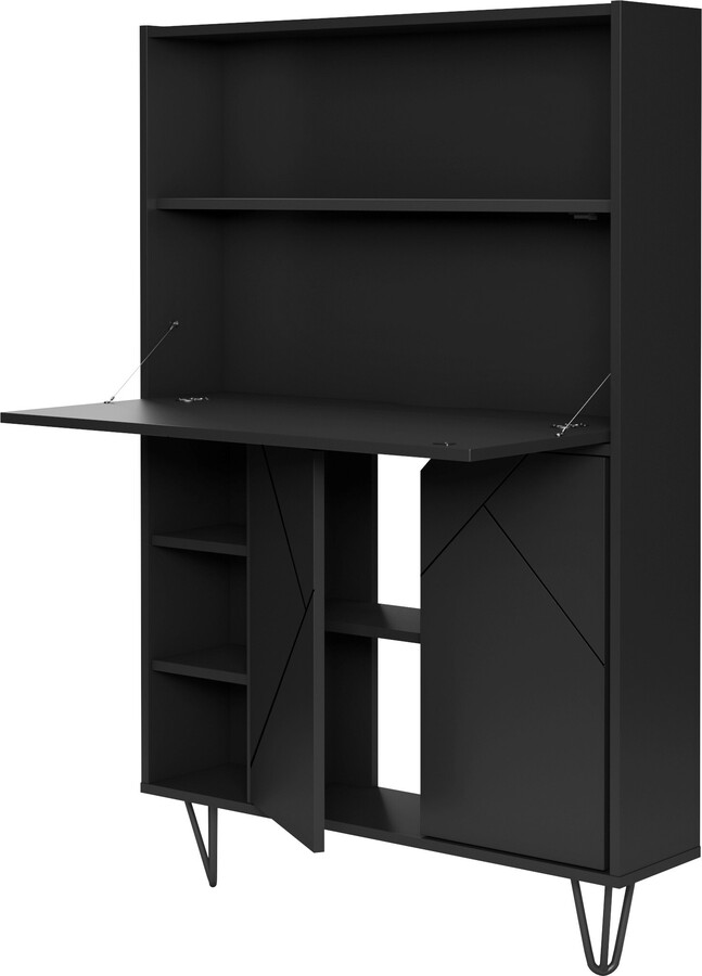 Nexera Slim Secretary Desk, Black ShopStyle