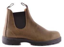 Blundstone Men's Green Leather Ankle Boots