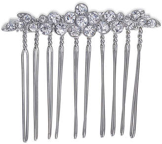INC International Concepts Silver-Tone Small Crystal Hair Comb, Created for Macy's