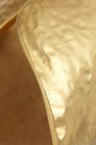 Thumbnail for your product : Kenneth Jay Lane Hammered gold-plated cuff