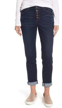 Wit & Wisdom Exposed Button Fly Skinny Jeans