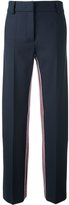 Cédric Charlier striped high-waisted trousers