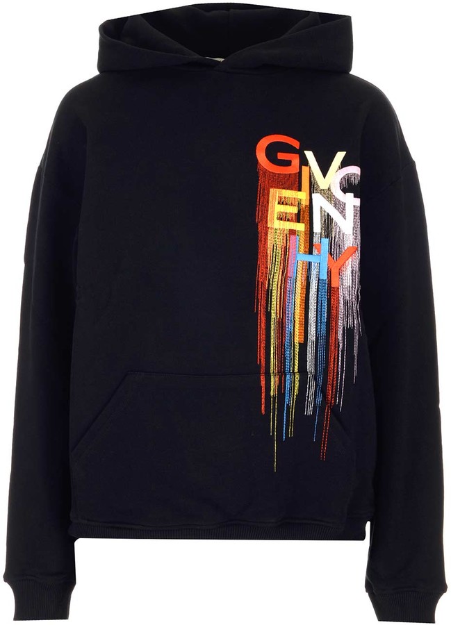 givenchy embroidered hoodie