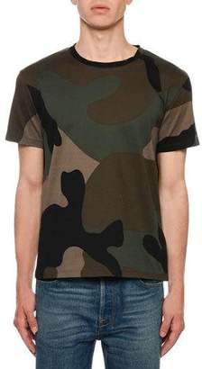Valentino Men's Army Camo T-Shirt