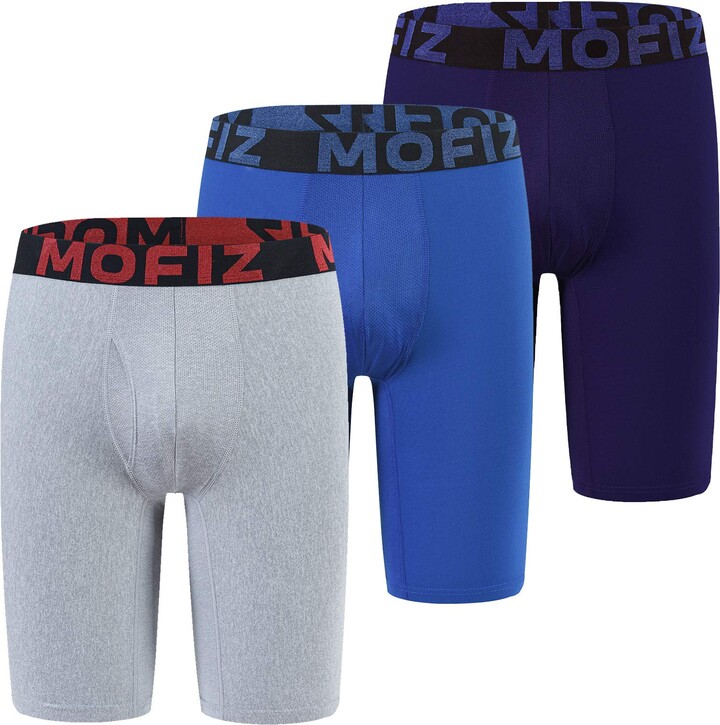 MoFiz Men's Boxer Shorts Sport Performance Undewear Trunks Breathable