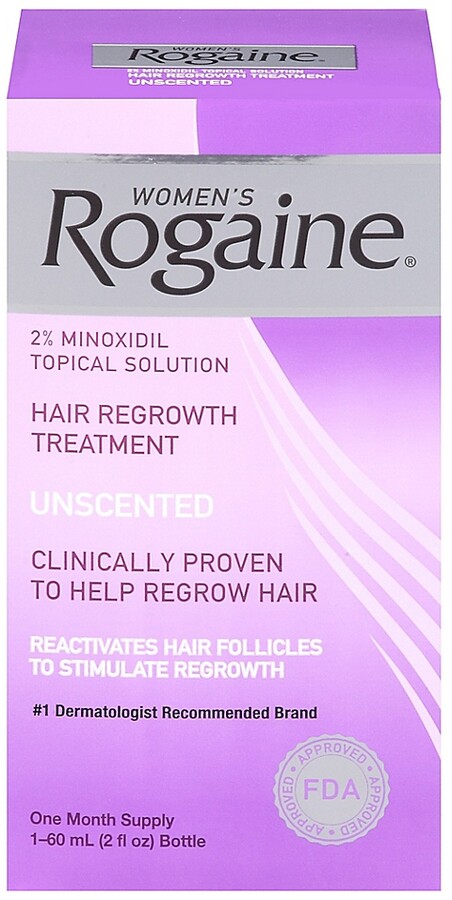 rogaine for hair regrowth for thin hair. 