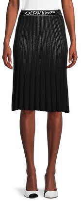 Off-white Pleated Skirt | Shop the world's largest collection of 