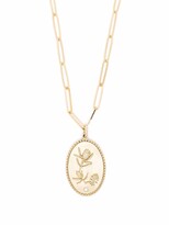 Thumbnail for your product : ZAHAVA 10kt gold Protea Penelope Paper Clip chain necklace