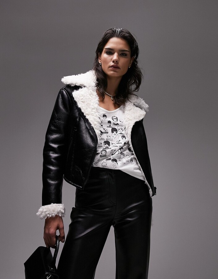 Topshop Fur Jacket | ShopStyle