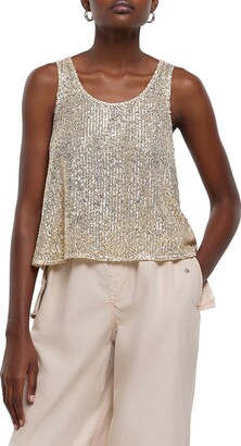sequin swing top