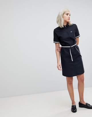 Fred Perry Belted Shirt Dress