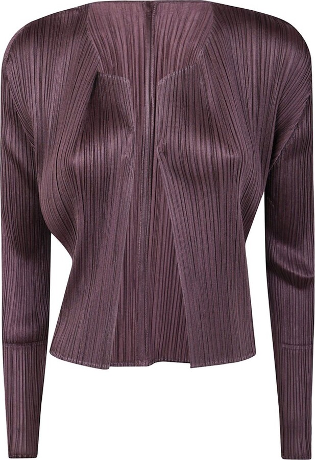 Pleats Please Issey Miyake Monthly Colors July Cardigan