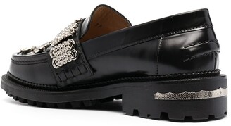Toga Pulla Chain Applique Chunky-Sole Loafers
