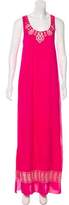 Thumbnail for your product : ALICE by Temperley Embroidered Maxi Dress Fuchsia Embroidered Maxi Dress