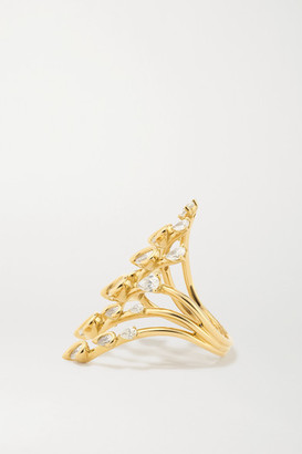 Fernando Jorge Flare Small 18-karat Gold Diamond Ring