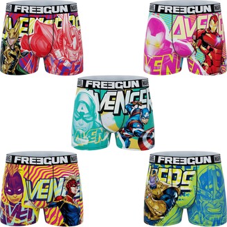 FREEGUN Pack of 5 Marvel Avengers Men's Boxer Shorts - ShopStyle