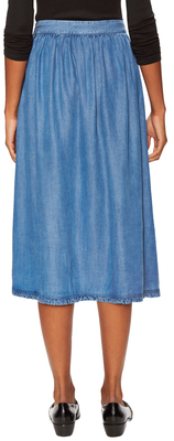 Paul & Joe Sister Girly Denim Midi Skirt