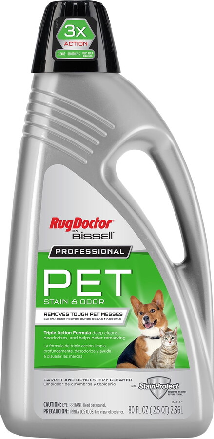 Rug Doctor by BISSELL Deep Carpet and Upholstery Cleaner, Removes Pet Stains & Odors, 80oz