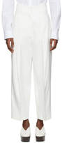 Jil Sander - Pantalon à pinces blanc  