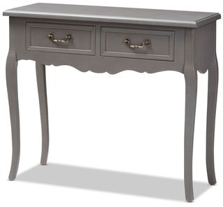 Baxton Studio French Country 2-Drawer Console Table