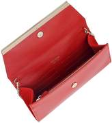 Thumbnail for your product : Jimmy Choo MARGOT Red Patent and Suede Clutch Bag